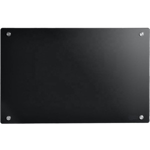 XUSHAN Industrial Magnetic Glass Dry Erase blackBoard - 36 x 24 - Black