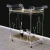 Import Yageli customized clear acrylic bar cart serve trolley from China