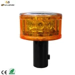 yellow solar flashing rotary warning light /solar warning flashing lamp/solar airport runway lights