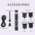 Import Zero-Cut Blade Cordless Rechargeable Hair Trimmer USB Charge Hair Clipper from China