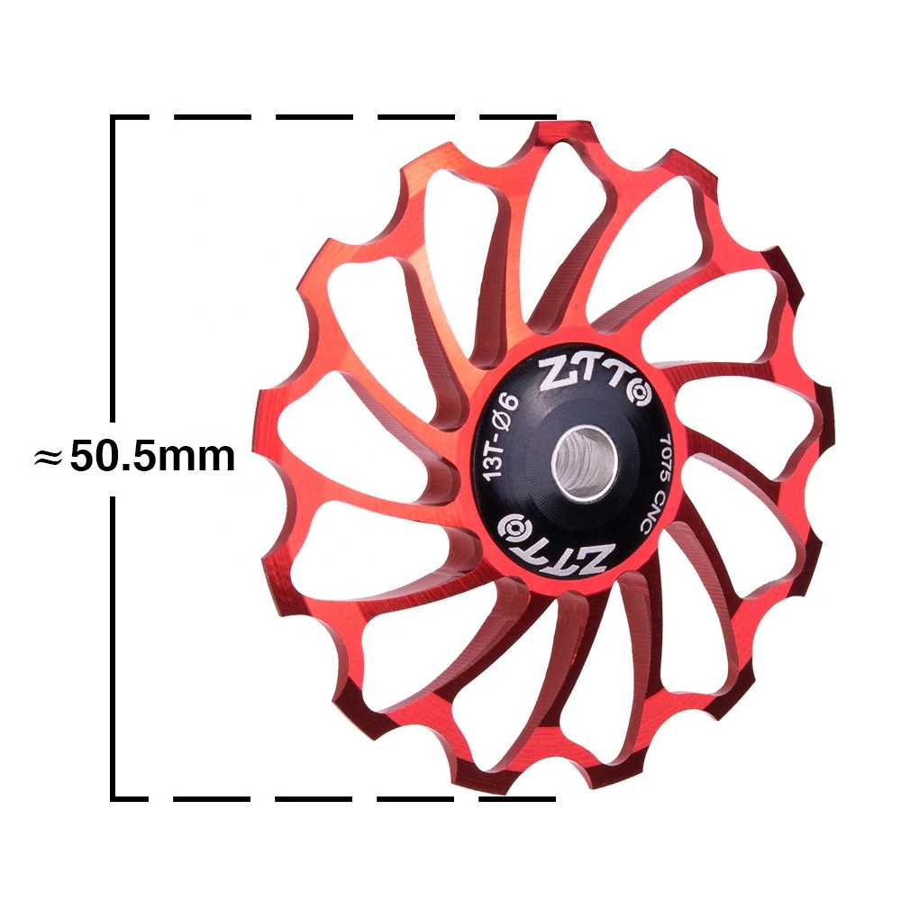 ZTTO 13T Bicycle Rear Derailleur Ceramic bearing Pulley Jockey Wheel