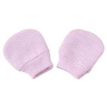 0-6mouth soft newborn gloves white baby 100% cotton no scratch mittens