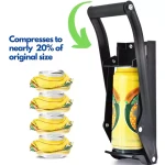 16oz Wall-Mounted Can Crusher Household Sundries Tool for Crushing Soda Beer Cola Bottles Dispensing Can Opener
