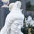 Import Factory direct supply famous India marble carved life size meditating white stone lord Shiva statue from China