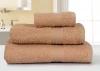 3 Piece Brown Color Towel Set