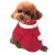 Import Christmas cat and dog costume pet shawl, cat cloak with Christmas hat, soft thick red velvet costume suitable for cats and puppies from China