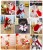 Import Christmas cat and dog costume pet shawl, cat cloak with Christmas hat, soft thick red velvet costume suitable for cats and puppies from China