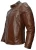 Import Dark Brown Leather Jackets from Pakistan