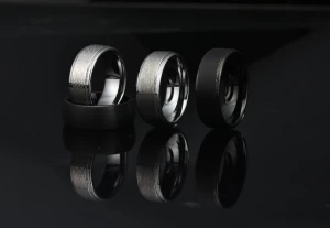 tungsten titanium ring for men women custom available