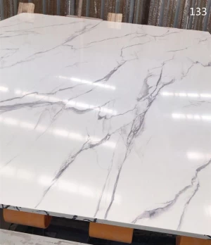 white marble artificial marble slabs 3D print board