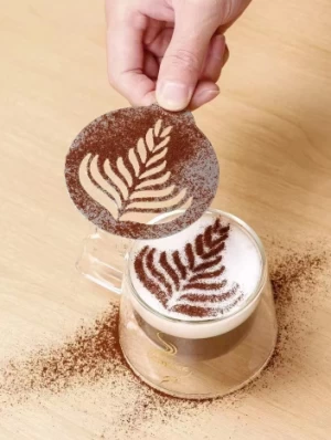 Food Grade Latte Cappuccino Art mold Stainless Steel