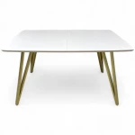 Arrows. Dining rectangular folding table made of HPL