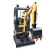 Import earth-moving machinery crawler minibagger 1 ton gasoline mini excavator small digger from China