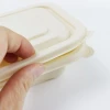eco friendly compostable corn starch takeaway food container biodegrad 500ml disposable meal boxes with lid