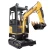 Import earth-moving machinery crawler minibagger 1 ton gasoline mini excavator small digger from China