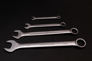 Middly Combination Wrench/Open-Ring Spanner, Matt Finish, 32mm, Cr-V