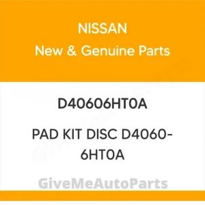 D40606HT0A Genuine Nissan PAD KIT DISC D4060-6HT0A