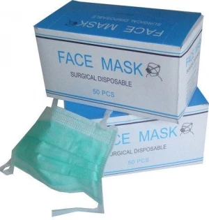 Non-woven Surgical Face Mask Disposable with tie-on BFE>99%