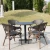 Import Outdoor dining table and chairs cafe balcony simple outdoor rattan chairs from China