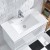 Import White High Glossy Painting Wall Mounted Contemporary Bathroom Vanity Unit from China