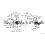 144115NA1A Genuine Nissan A CHARGER TURBO 14411-5NA1A