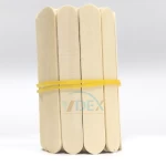Disposable Eco-friendly wooden ice cream stick/popsicle for summer with customized logo