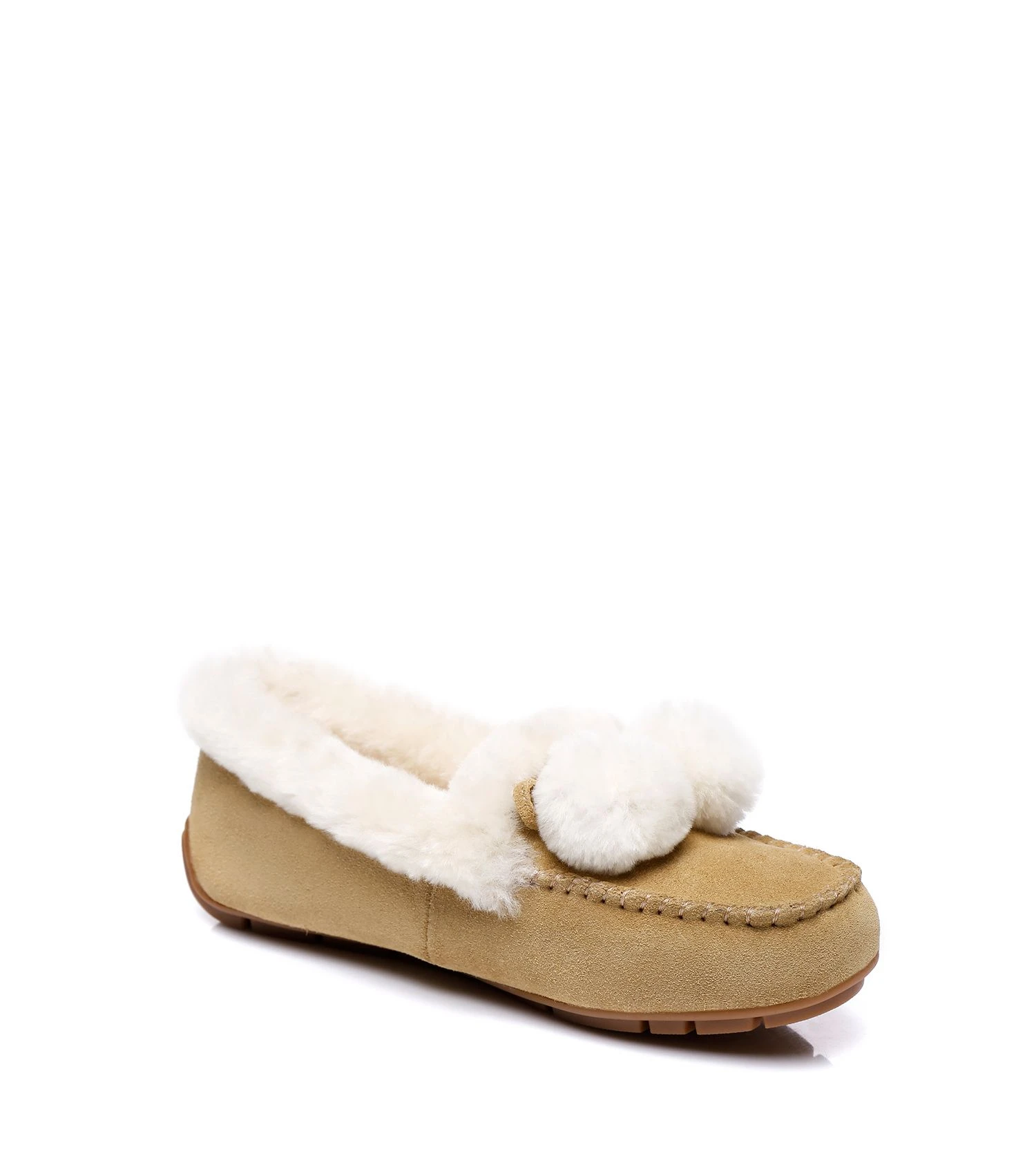 Buy Women's Sheepskin Wool Moccasin from Beijing Aoyajie Global Trading ...