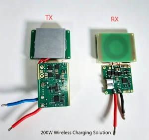 200W High Power Output Wireless Charging Module for Robot Electric Vehicle Transmitter Receiver PCBA