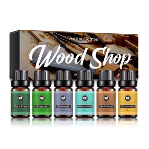 Kanho Private Label can customize wood shop Aromatherapy essential oil sets for refreshing and sane essential oils