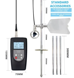 Portable Flow Meter Water Velocity Meter FM-100V10 for sale