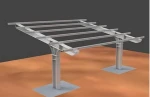 Solar Carport Garage with Solar panel roof