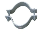 Hot dip galvanized flat iron clamps, clamps, power fittings, single suspension clamps, communication equipment, galvani