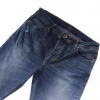 Mens Jeans High Quality Men Stretch Jeans Streetwear Mens Denim Trousers with blue and little damaged