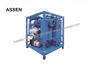 ASSEN ZYD Double Stage Transformer Oil Purifier Plant,High Vacuum Insulating Oil Purification System
