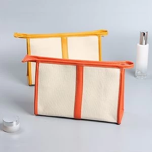 2022 Newest Professional Print Fashion Wholesale Canvas Cosmetic Bag