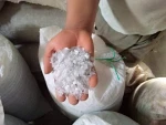 Pet flakes crushed