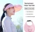 Rechargeable Fan Hat, Air Top Wide Brim Sun Hat with Fan, UV Protection Cooling Fan Cap, Outdoor Sun Visor with Fan, Wo