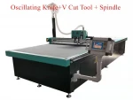 Flatbed digital cnc oscillating knife vibrating blade cutting machine plotter