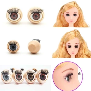Handicraft Jewelry Accessories Plasitc Open Close Doll Eyes Movable Doll Eyes