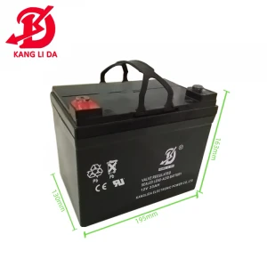 kanglida battery 12v 33ah storage battery for turnable light box