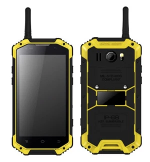 Hidon Android7.0 Quad-core Waikie-Talkie Rugged Phone 4g LTE Smart Phone Rugged Smartphone with NFC Infrared-control SOS PTT