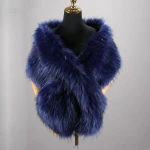 Autumn/Winter cheongsam shawl accessories Warm imitation fur stage performance scarf for women's woolly velvet extended