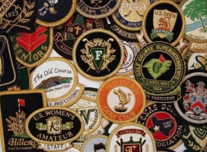 Golf club blazer badges