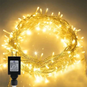 Christmas Fairy Lights,100LED Plug String Light Indoor Outdoor Bedroom Wedding Party Patio Tree Decoration