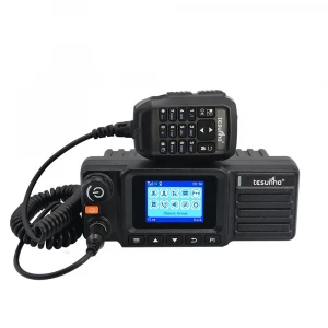 Tesunho TM990DD Vehicle Walkie Talkie 4G DMR Radio For Transporting Company