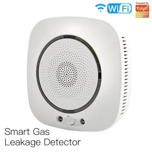 Tuya APP Smart WiFi Gas Detector for Home Security Kitchen Cooking Gas Leak Alarm Linkable Solenoid Valve