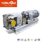 1 inch High Viscosity Molasses/Honey Pump/Ice Cream Candy Sugar Thick Liquid Transfer Pump (Food Grade Lobe Pump)