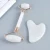 Import 100% Natural Pure White Jade Stone Double Head Face Massage Facial Jade Roller with Gift Box from China