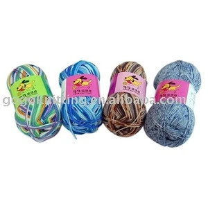 100% wool sock yarn hand knitting yarn mericerized yarn