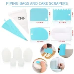 106 Pcs Multi-Function Cake Decorating Kit Turntable Set Pastry Tube Fondant Tool Kitchen Dessert Baking Supplies